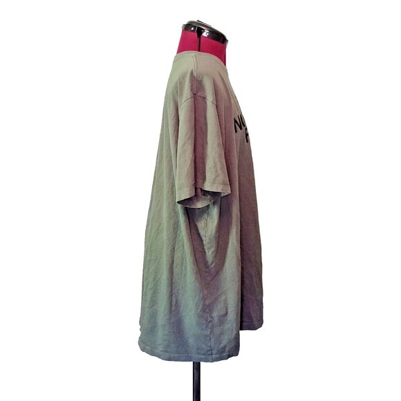 The North Face T Shirt Green Mens Size XXL Graphic Logo Half Dome Short Sleeve - Picture 4 of 6